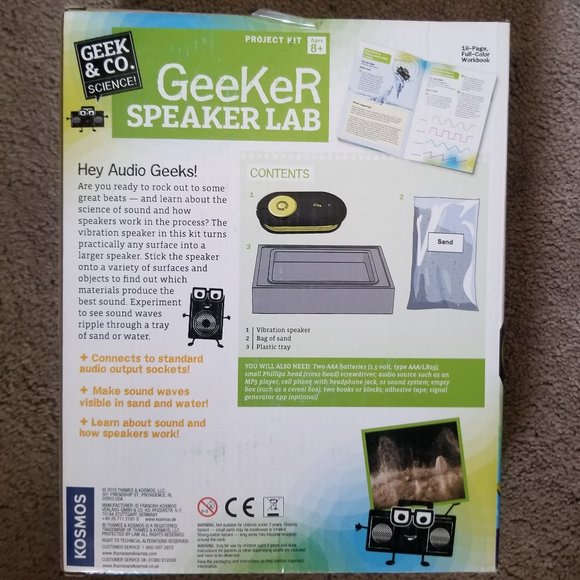 Thames & Kosmos Geeker Speaker Lab - Science Kit - Picture 2 of 3